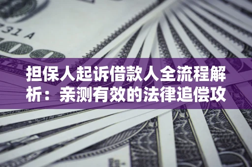 北京担保人起诉借款人全流程解析：亲测有效的法律追偿攻略