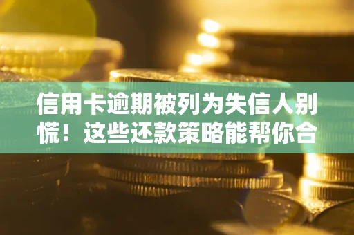 北京信用卡逾期被列为失信人别慌！这些还款策略能帮你合法止损