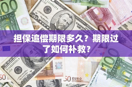 北京担保追偿期限多久？期限过了如何补救？
