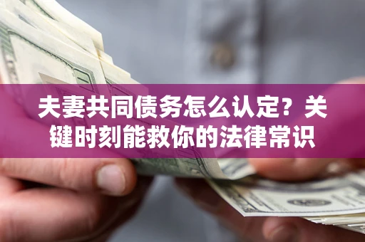 北京夫妻共同债务怎么认定？关键时刻能救你的法律常识