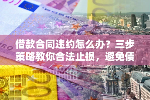 北京借款合同违约怎么办？三步策略教你合法止损，避免债务危机升级