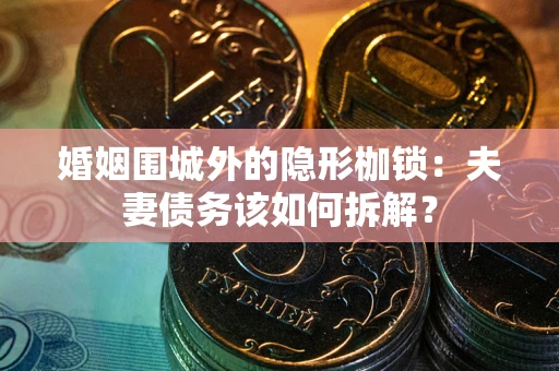 北京婚姻围城外的隐形枷锁：夫妻债务该如何拆解？