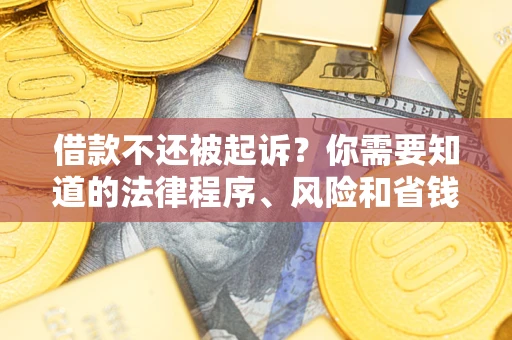 北京借款不还被起诉？你需要知道的法律程序、风险和省钱技巧